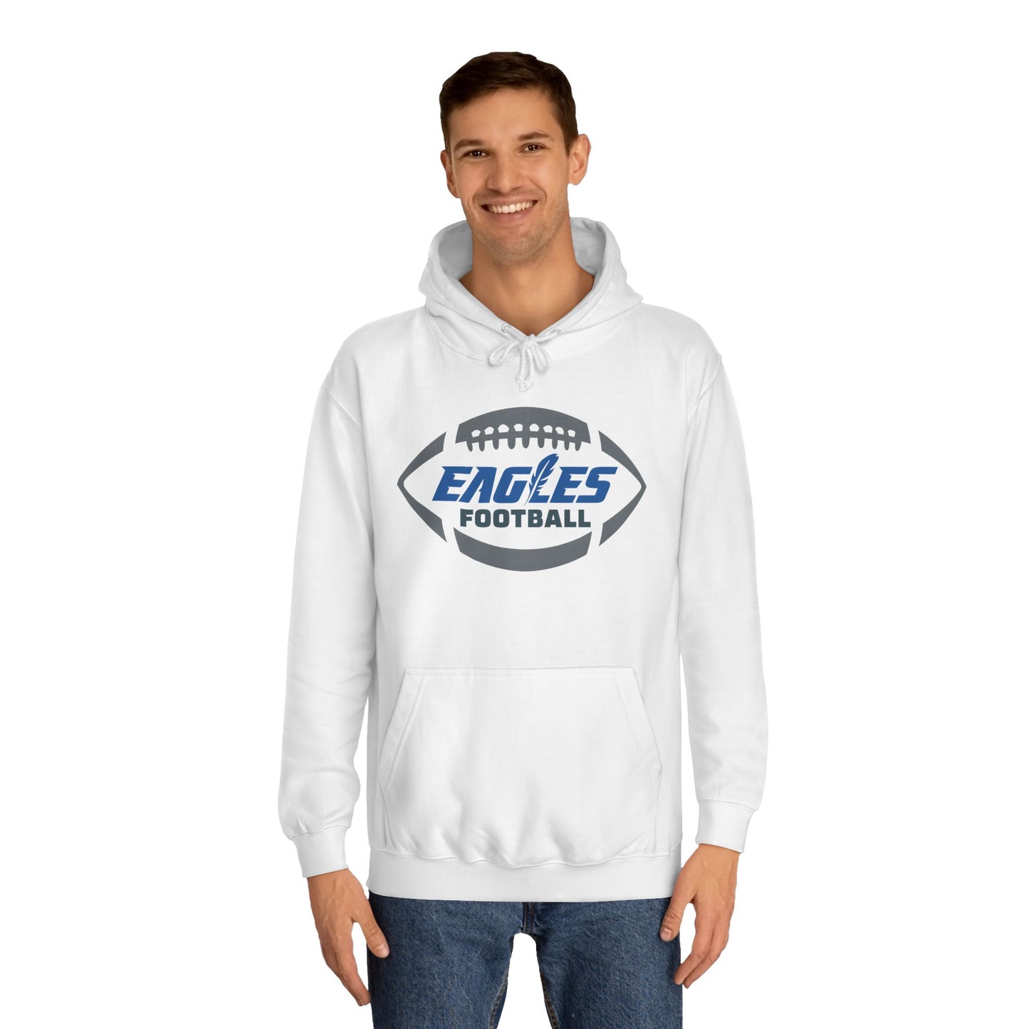 Eagles Football Unisex Hoodie - Perfect for Game Day and Casual Wear