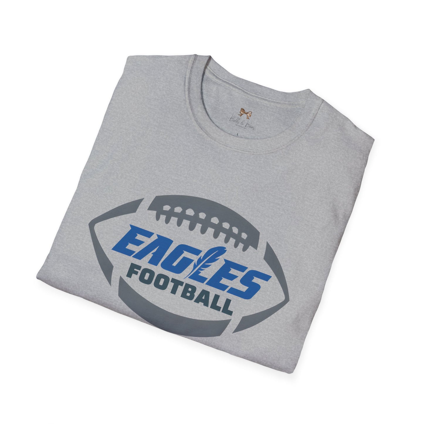 Eagles Football Unisex Softstyle T-Shirt – Perfect for Game Day and Fans!