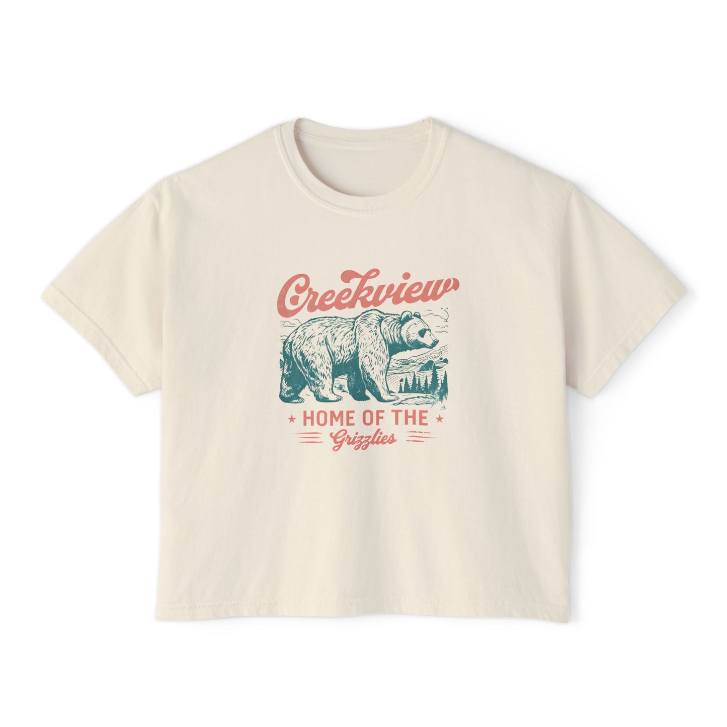Creekview Bear Women's Boxy Tee
