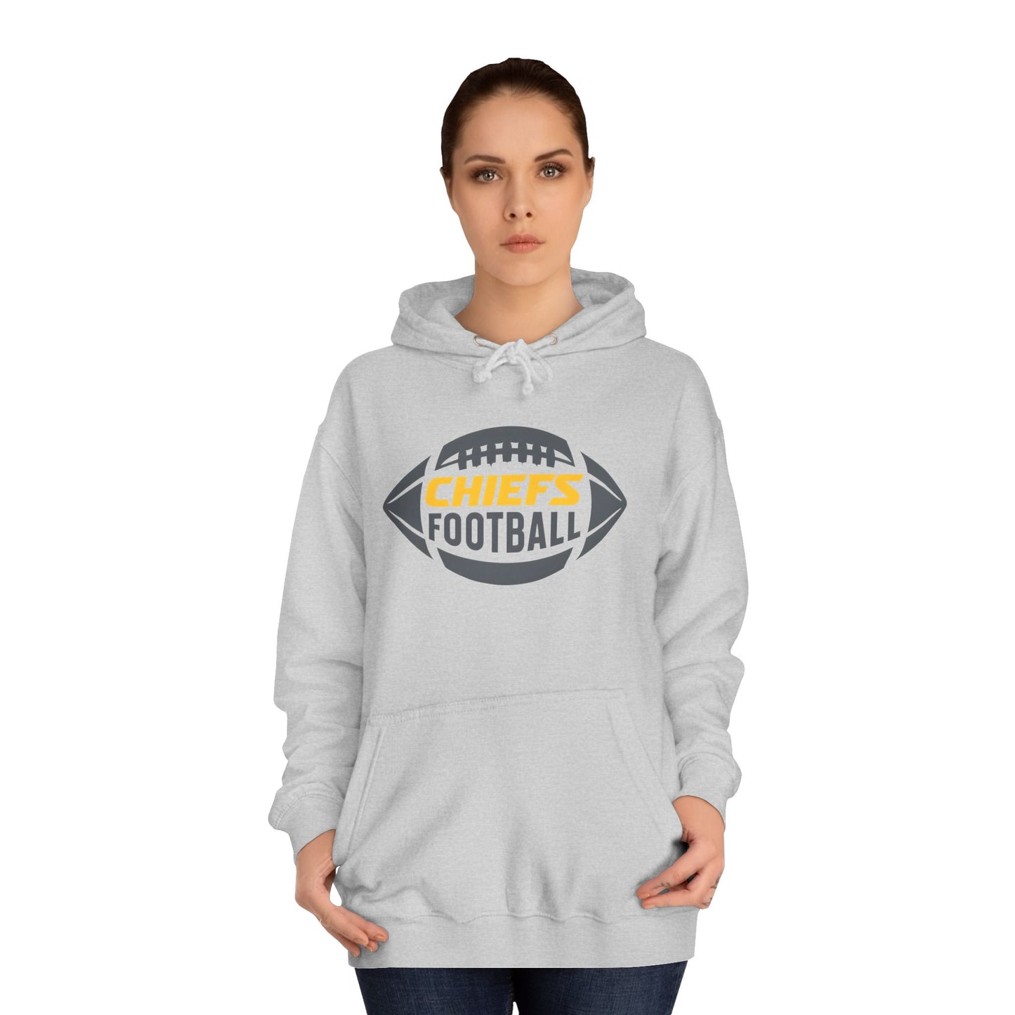 Unisex Chiefs Football Hoodie - Perfect for Game Day or Casual Wear