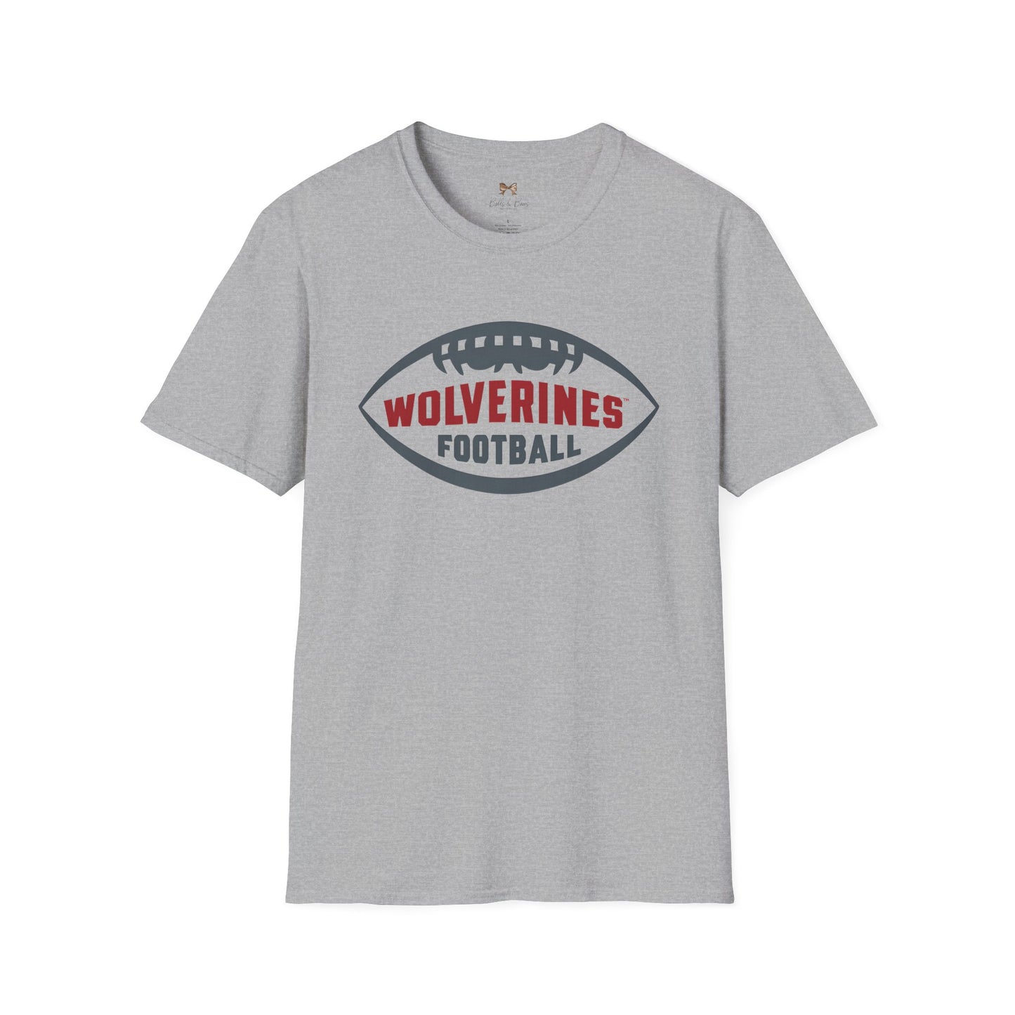Wolverines Football Unisex Softstyle T-Shirt - Perfect for Game Day!