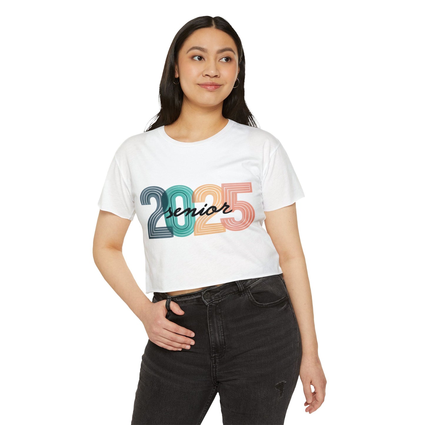 2025 Senior Women’s Crop Top - 2025 Graduation T-Shirt