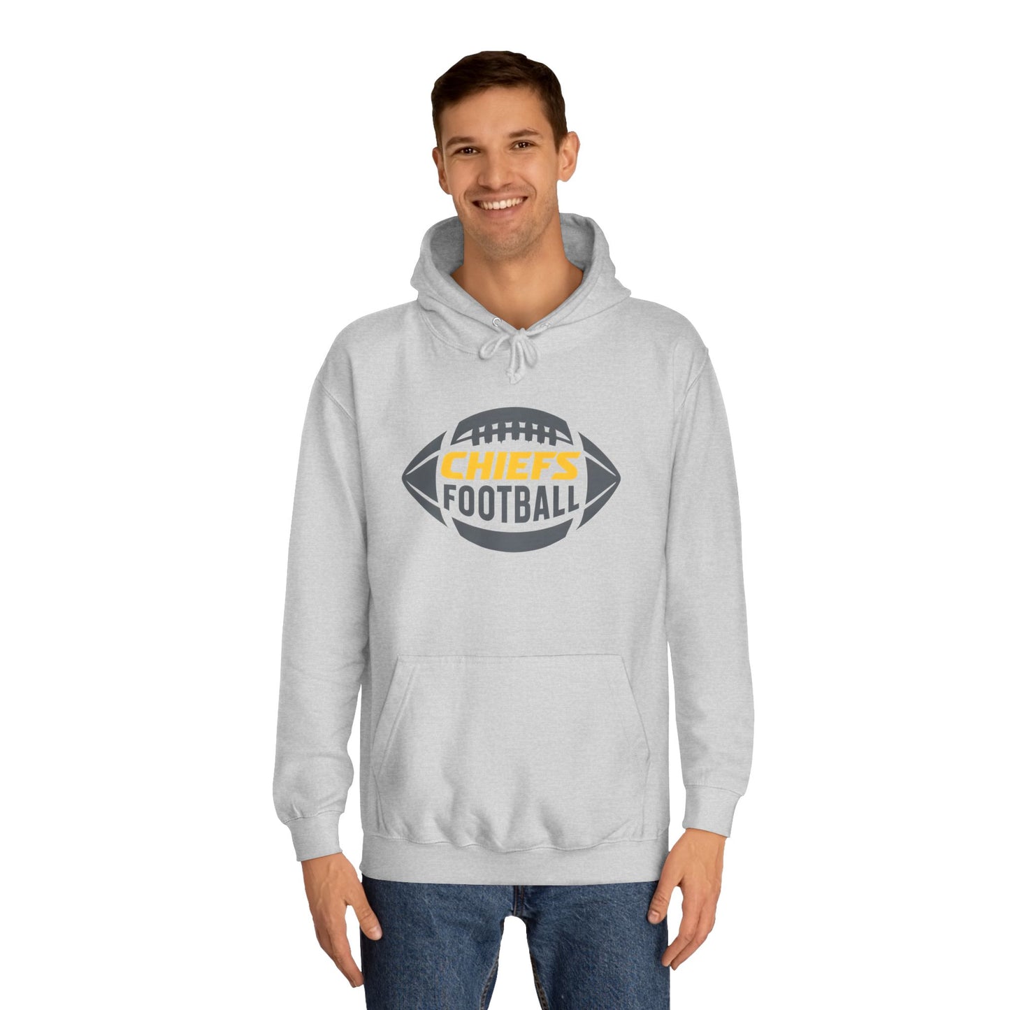 Unisex Chiefs Football Hoodie - Perfect for Game Day or Casual Wear