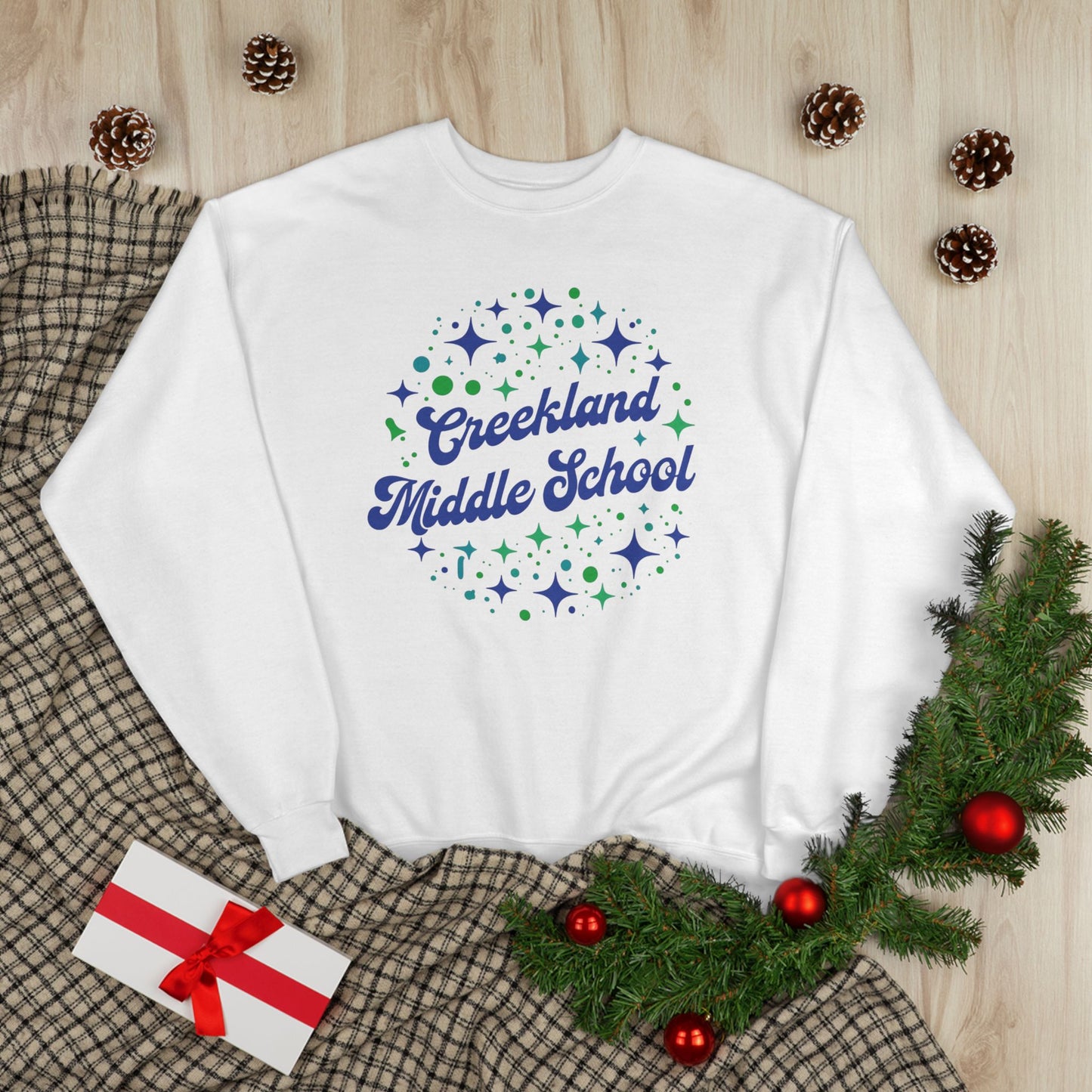 Creekland Middle School Eco-Friendly Crewneck Sweatshirt