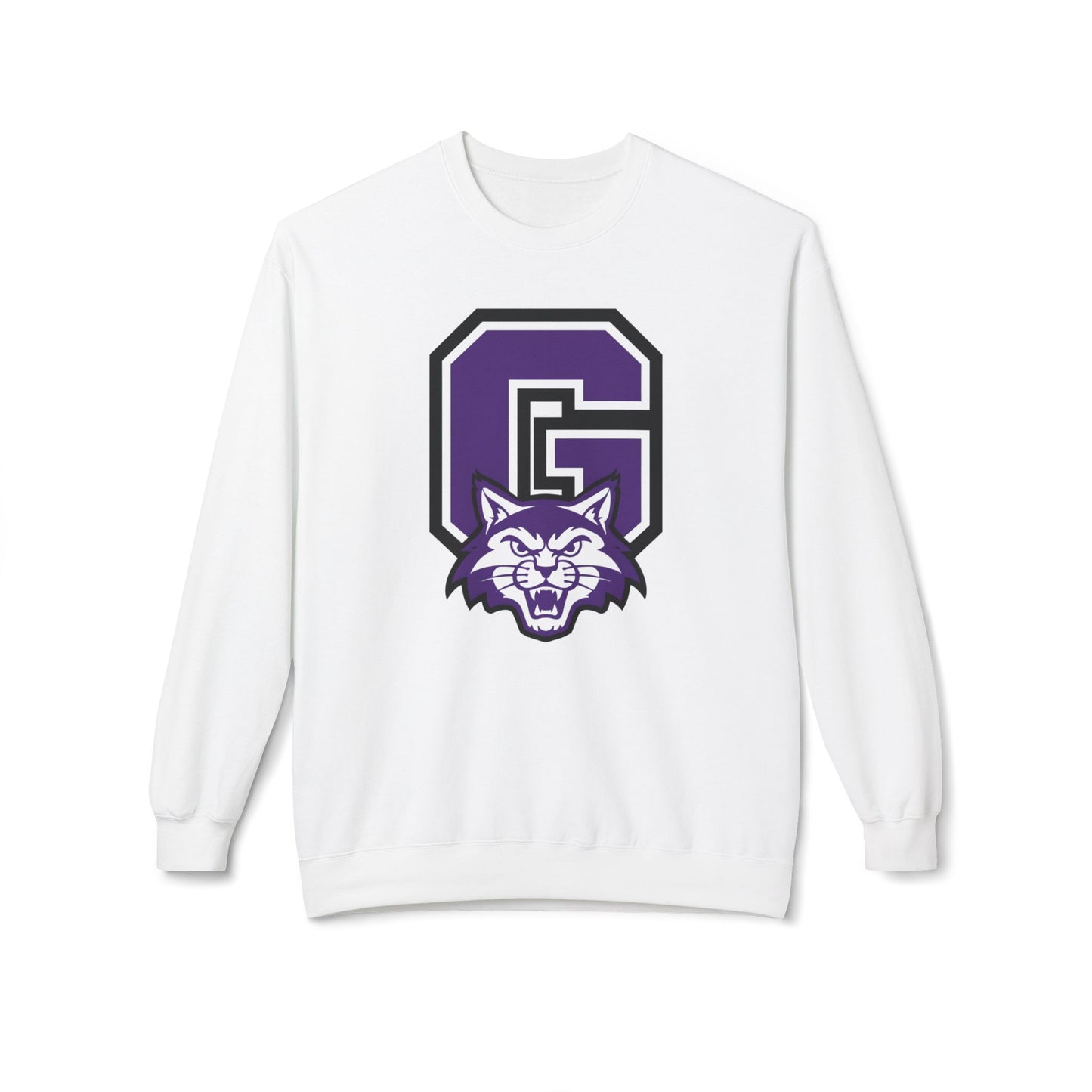Gilmer Bobcat Spirit Wear White Sweatshirt