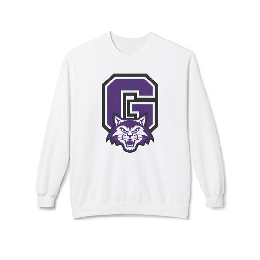 Gilmer Bobcat Spirit Wear White Sweatshirt