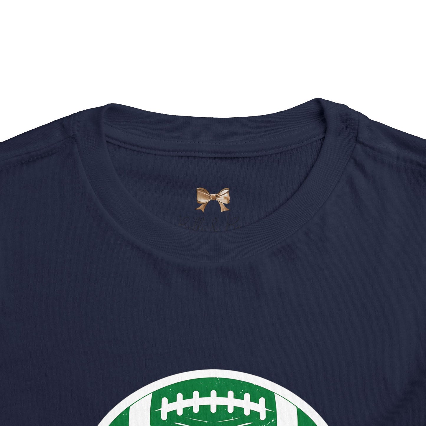 Cheerful Toddler Tee - "Let's Go Grizzlies" Football Shirt