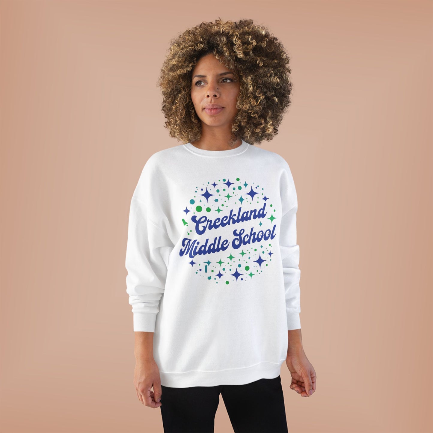 Creekland Middle School Eco-Friendly Crewneck Sweatshirt