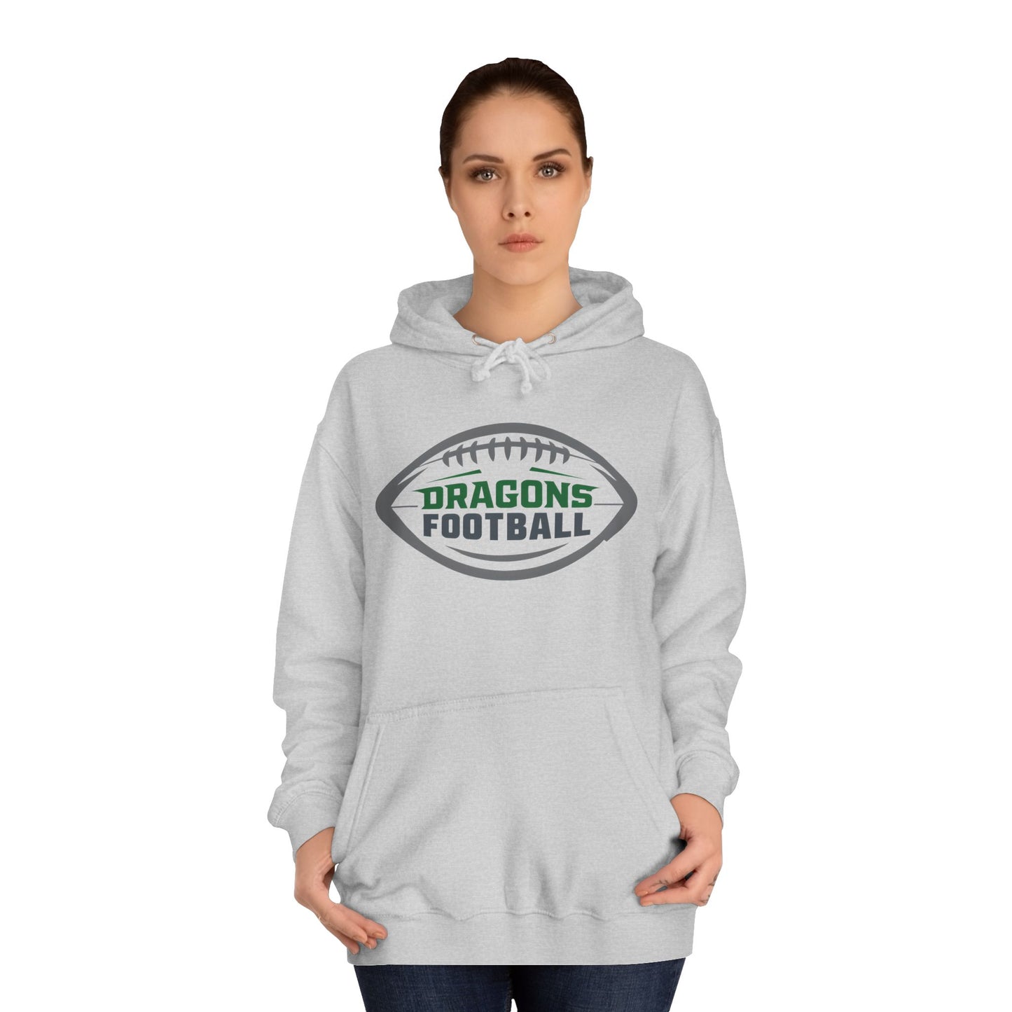 Dragons Football Unisex Hoodie - Perfect for Game Days and School Spirit