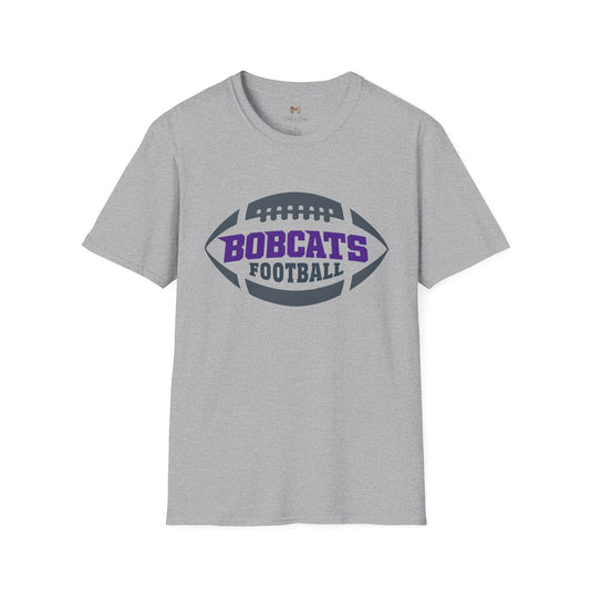 Bobcats Football Unisex Softstyle T-Shirt - Perfect for Game Day!