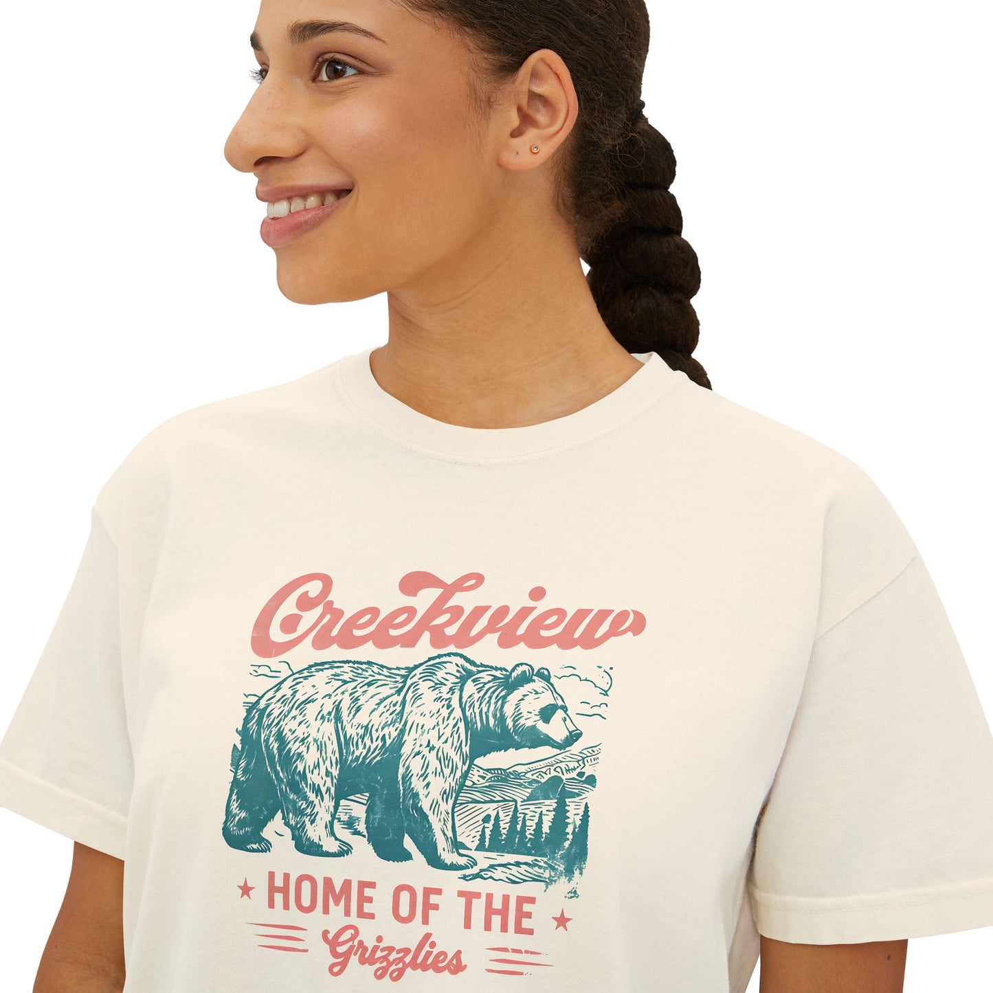 Creekview Bear Women's Boxy Tee