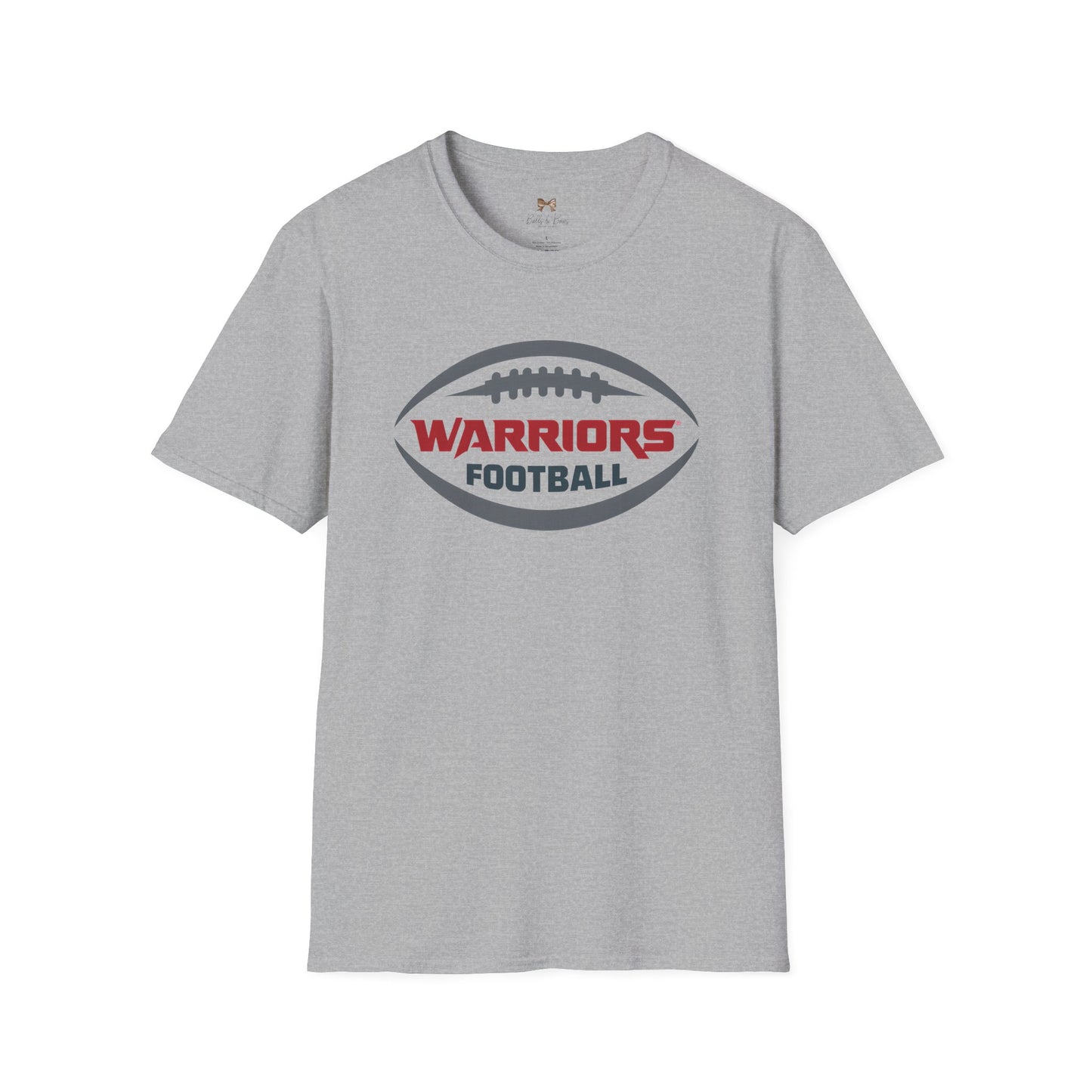 Warriors Football Unisex Softstyle T-Shirt - Sporty Comfort for Fans