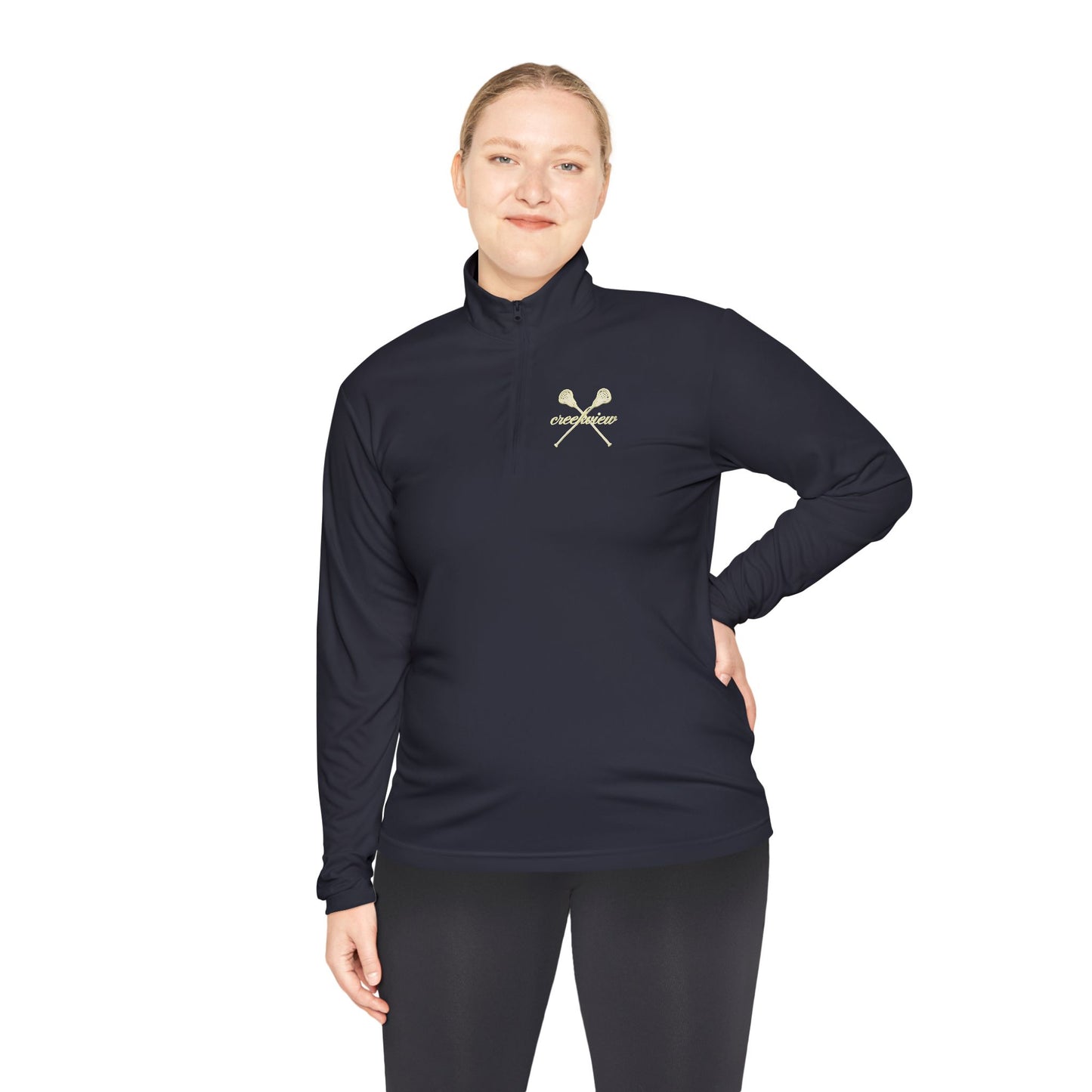 Stylish Unisex Quarter-Zip Pullover Creekview Lacrosse