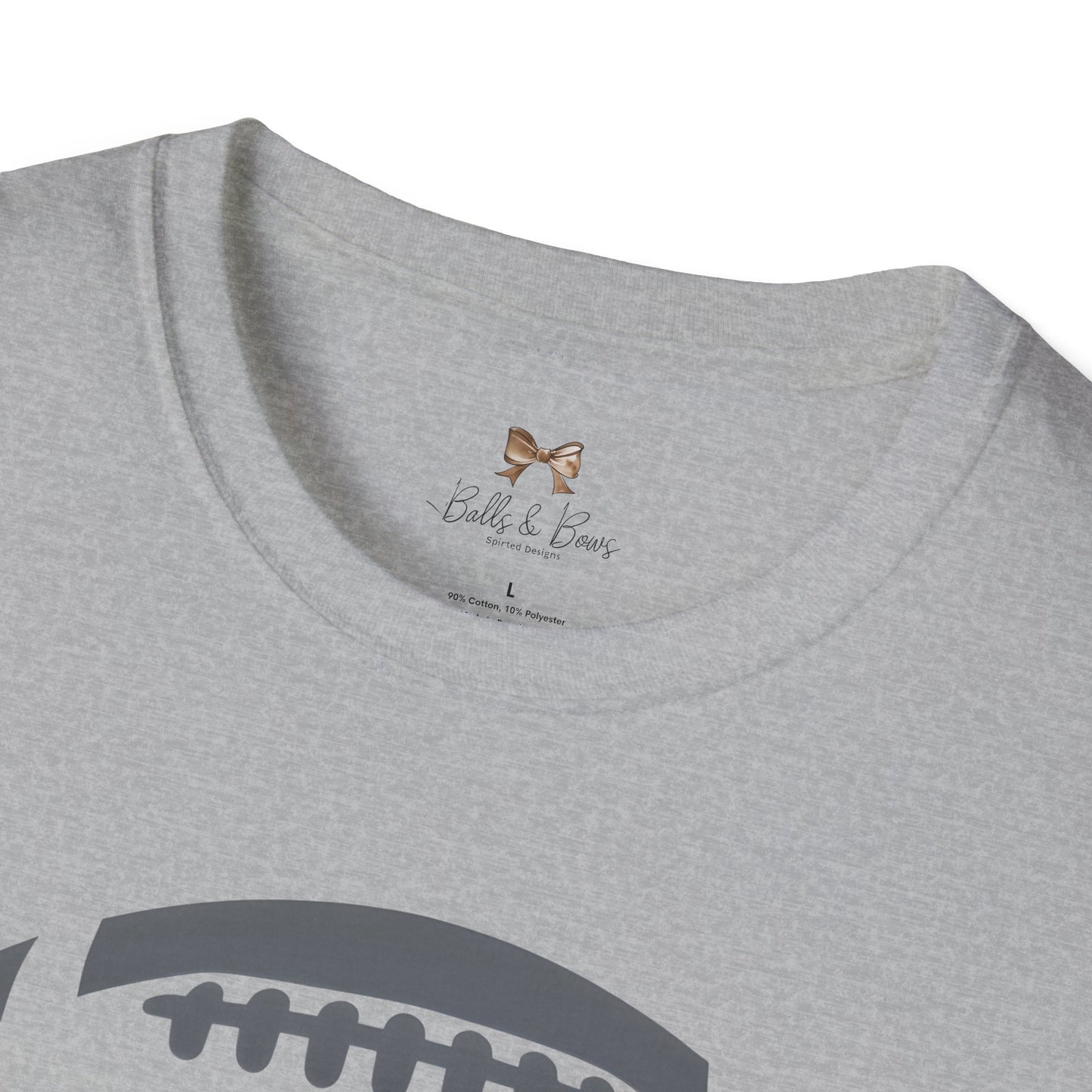 Grizzlies Football Unisex Softstyle T-Shirt - Comfortable Team Apparel for Game Day