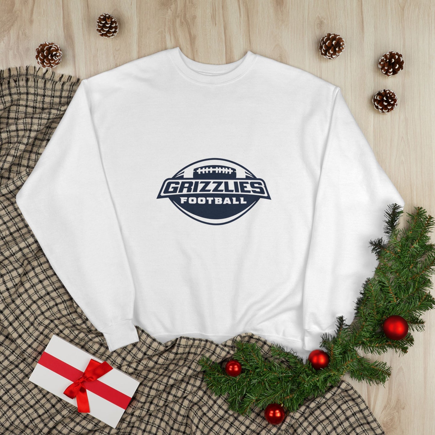 Grizzlies Football EcoSmart Crewneck Sweatshirt - Perfect for Game Day