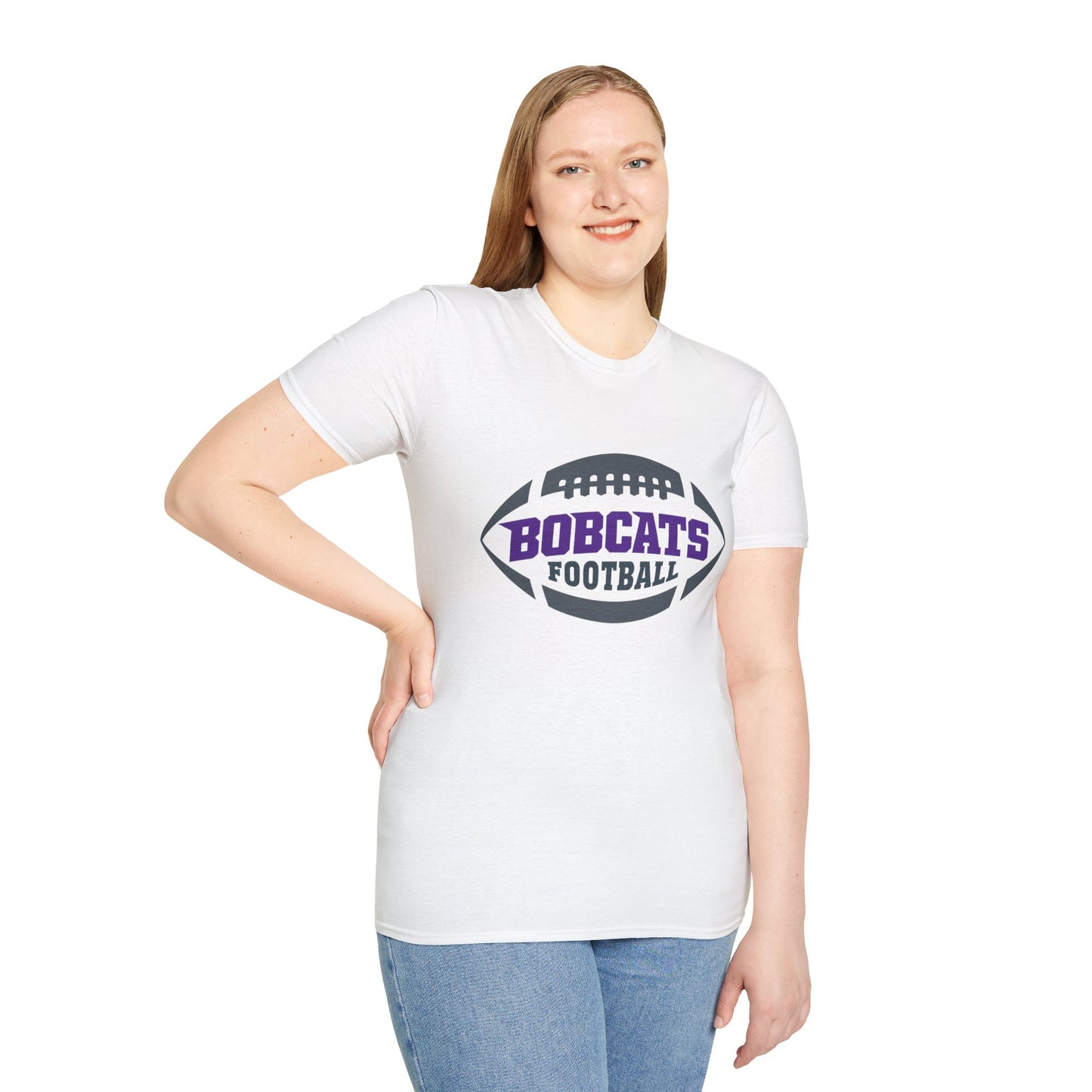 Bobcats Football Unisex Softstyle T-Shirt