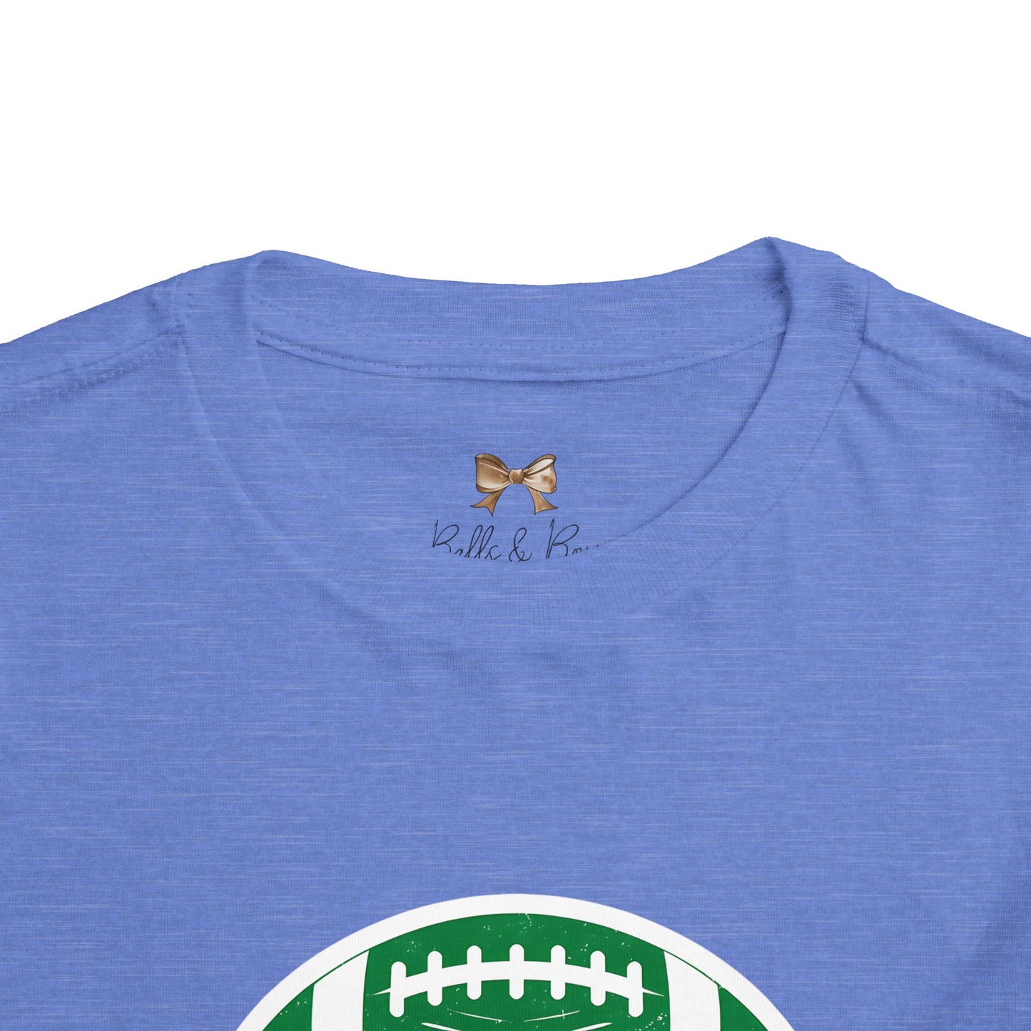 Cheerful Toddler Tee - "Let's Go Grizzlies" Football Shirt