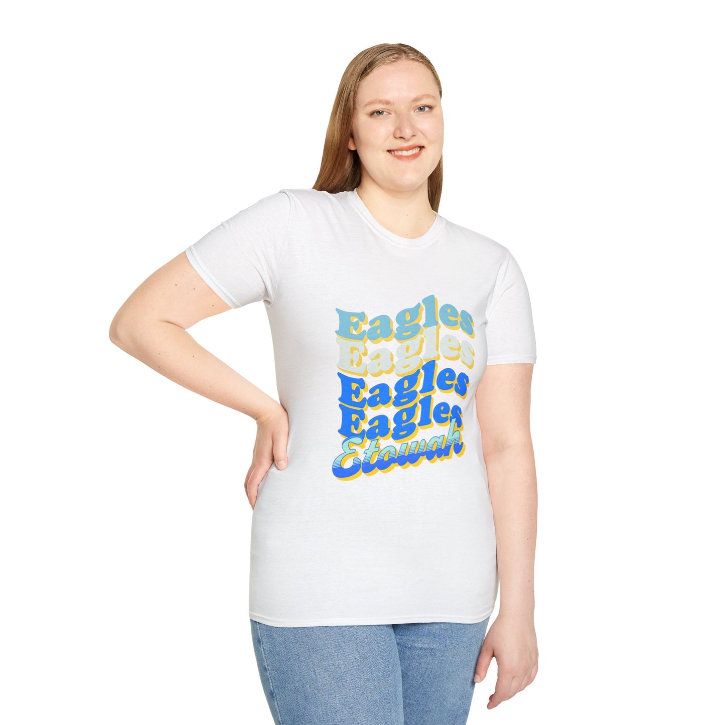Eagles Etowah Unisex Softstyle T-Shirt - Vintage Graphic Tee