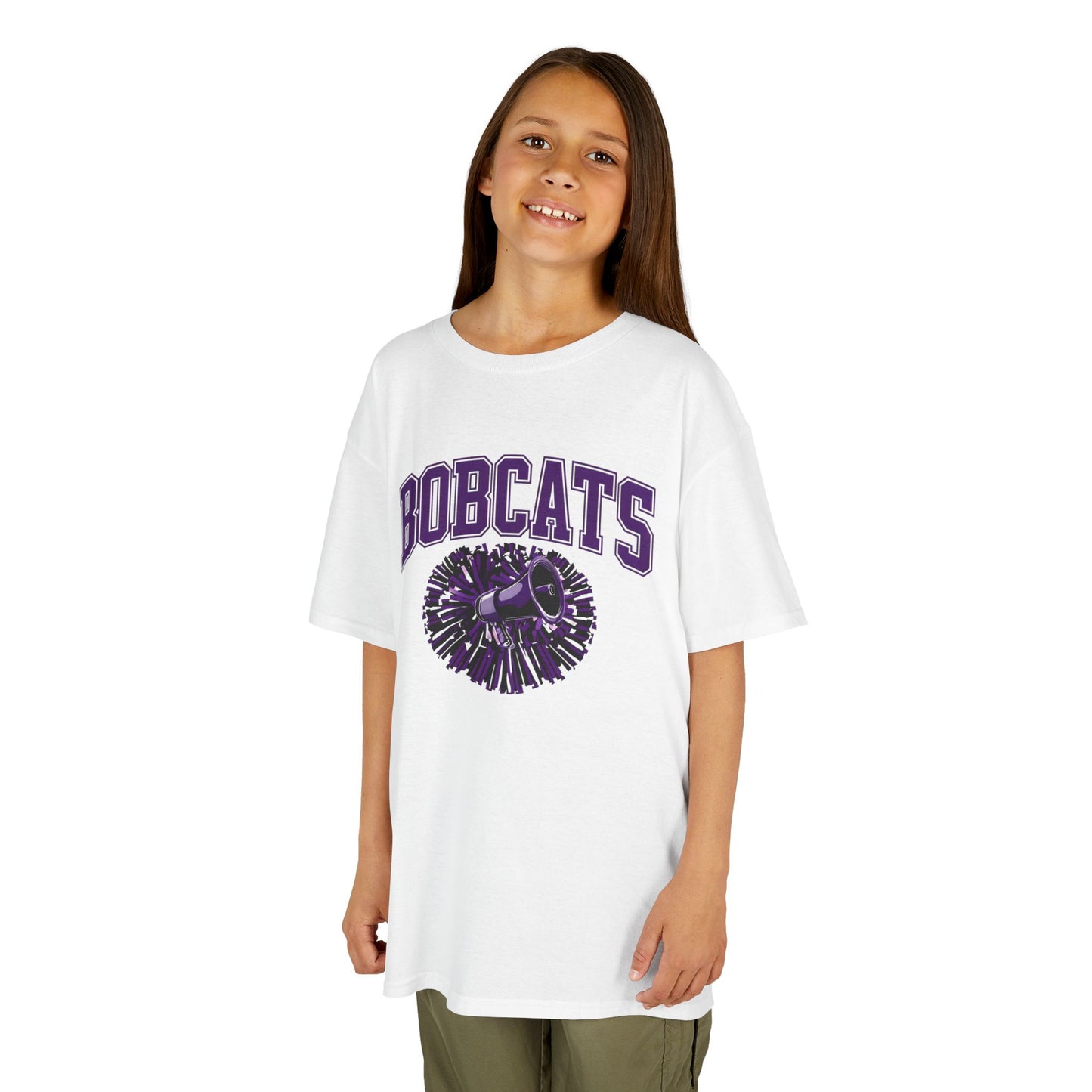 Kids Bobcats Cheer Tee